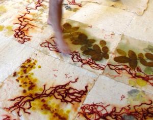 madder root ecoprint Michela Pasini