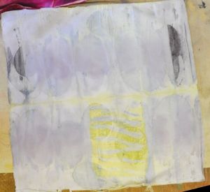 cotton eco over procion silk in tansy cc