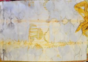 cotton eco over procion silk in tansy