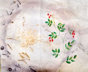 rose moon poss fabric