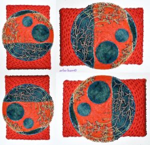 embroidered silk velvet moons